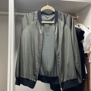 Army Green Bomber Jacket